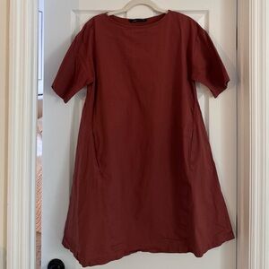 Zara Terracotta Short Sleeve Top